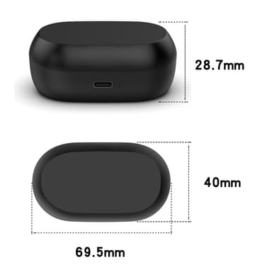 Jabra Elite 7 Pro -nappikuulokkeille Latauslokero Latauskaapeli