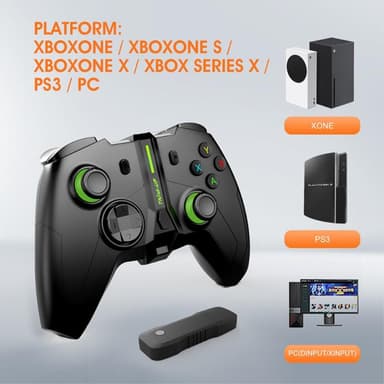 Gamepad Joystick Langaton peliohjain Xbox One -tietokoneelle Windows