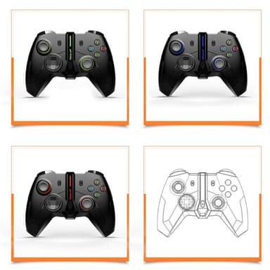 Gamepad Joystick Langaton peliohjain Xbox One -tietokoneelle Windows