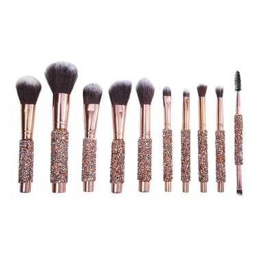 10 kpl Concealer Blending Blusher Brush meikki Luomiväri meikki