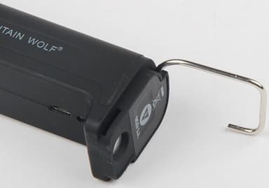Ladattava taskulamppu 2000mAh, musta