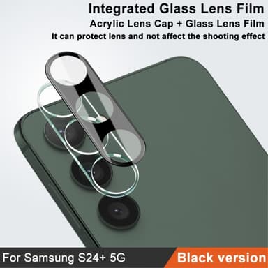 IMAK Samsung Galaxy S24+ -kameran linssisuojalle karkaistu lasilinssikalvo
