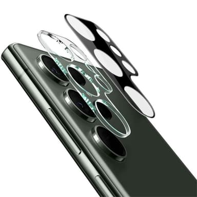 IMAK Samsung Galaxy S24 Ultra -kameran linssisuojalle karkaistu lasilinssikalvo