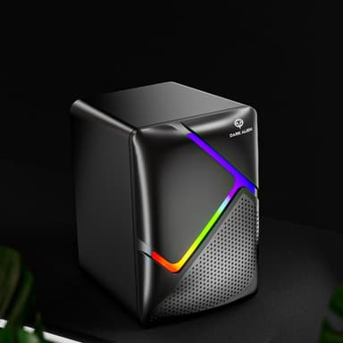 DARK ALIEN USB-pöytäkaiuttimet Tietokone Kannettava Subwoofer RGB
