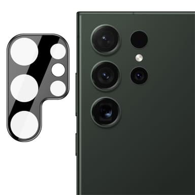 IMAK Samsung Galaxy S24 Ultra -kameran linssisuojalle karkaistu lasilinssikalvo