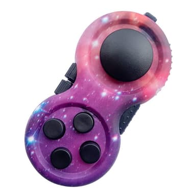 Fidget Spinner Stress Relief Joy-Stick avaimenperällä - Nebula