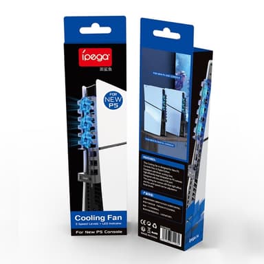 IPEGA PG-P5S005 PS5 Slim -pelin konsolin jäähdytyspuhallin USB-portilla
