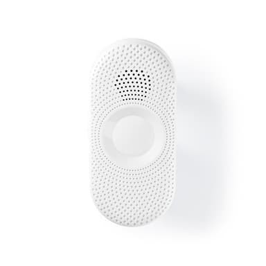 Nedis Langaton Ovikellosarja | Verkkovirtakäyttöinen | 220 - 240 V AC 50 Hz | 1x CR2032 | Äänenvoimakkuus: 80 dB | Signaalin kantama: 300 m | IP44 | Säädettävä äänenvoimakkuus | 36 Melodiaa | 1 Vastaanotin | Harmaa / Valkoinen