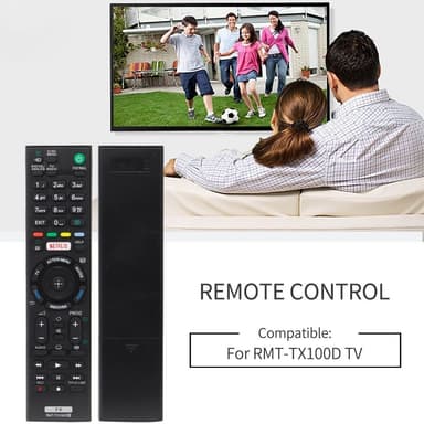 TV:n kaukosäädin Korvaa RMT-TX100D Sony TV:lle