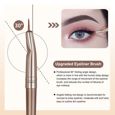 20 kuituinen luomivärisivellin Basic Blusher Eyebrow Makeup Meikki