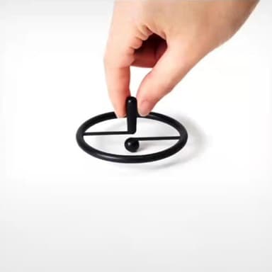 2 kpl satunnaisvärejä Fidget Toy Spin pyörivä Gyro Decompression