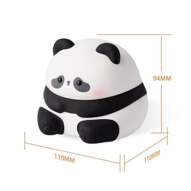 Suloinen Panda Silicone LED-yövalo Kodin yövalaisin