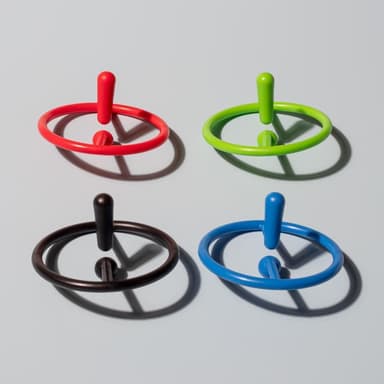 2 kpl satunnaisvärejä Fidget Toy Spin pyörivä Gyro Decompression