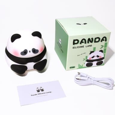 Suloinen Panda Silicone LED-yövalo Kodin yövalaisin