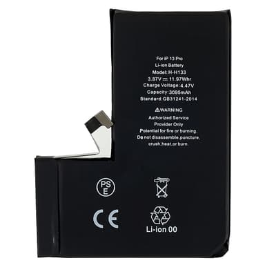 iPhone 13 Pro 3.87V 3095mAh ladattavalle Li-polymeeriakulle