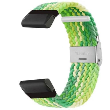 Punottu Kellon ranneke Garmin Descent G2 - Gradient green