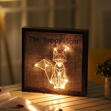 The Happy Light, LED-valolla varustettu taulu, Kettu
