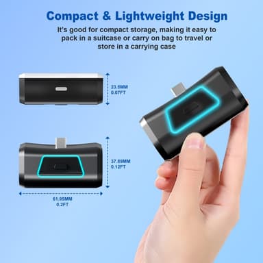 PS5 Playstation 5 Control 2000mAh PowerBank ulkoinen akku