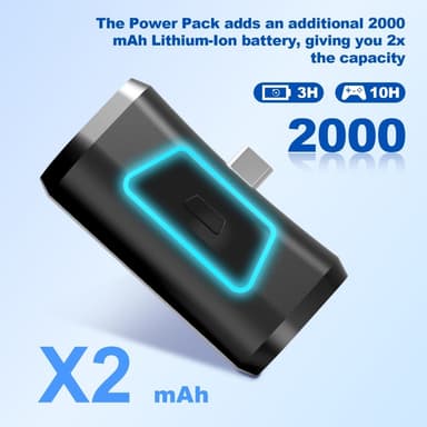PS5 Playstation 5 Control 2000mAh PowerBank ulkoinen akku