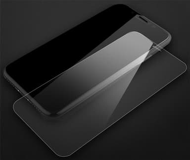 2-pack Mr Yes karkaistu lasi näytönsuoja iPhone XS Max 3D-suojauksella