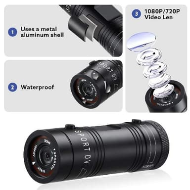 1080P HD Sport Action Camera Pyöräilykypäräkamera DV-videokamera