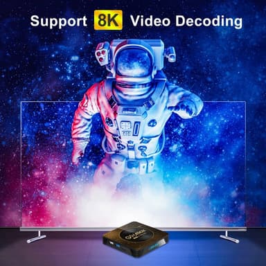 G96max 4+32GB 8K Ultra HD Smart TV Box H616 Android 13.0