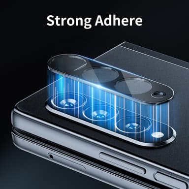 HAT PRINCE 2kpl Samsung Galaxy Z Fold6 5G Kameran Linssinsuojat Karkaistu Lasikalvo - Musta