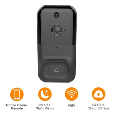 WiFi Motion Detection -ovikellokamera kodin turvallisuuteen
