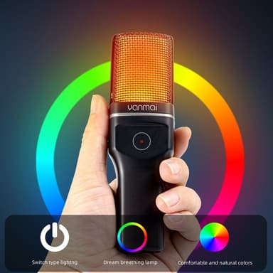 YANMAI Live Streaming Langaton RGB-mikrofonipelipeli verkossa