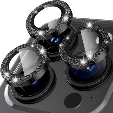 iPhone 15 Pro / 15 Pro Max Ring Circle Lens -elokuvasetti Glitter