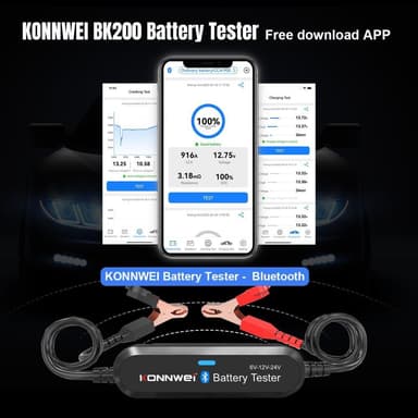 Monitoiminen Bluetooth-akkutesteri Auto Truck MC 6 12 24V