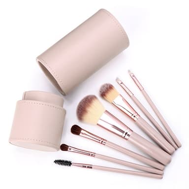BANFI 7kpl Eyeshadow Foundation -huulimeikkisivellinsarja laatikolla