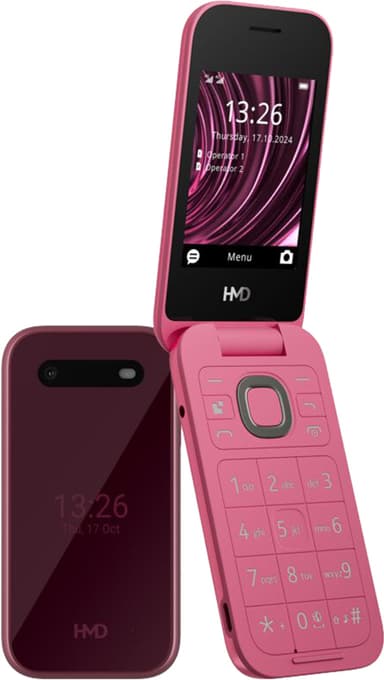 HMD 2660 matkapuhelin (punainen)
