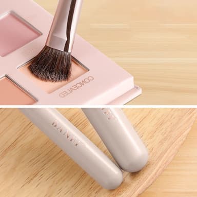 BANFI 7kpl Eyeshadow Foundation -huulimeikkisivellinsarja laatikolla