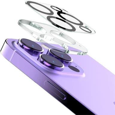 IMAK iPhone 15 Pro / 15 Pro Max -puhelimelle Integroitu Kameran Linssikalvo