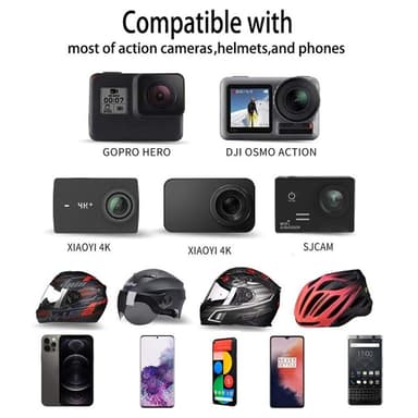 5-in-1 kypäräkiinnitysvartalohihnan tarvikkeet GoPro