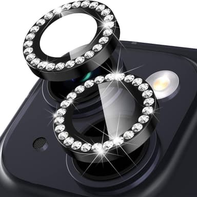 iPhone 15 / 15 Plus Ring Circle Lens -elokuvasetti Glitter