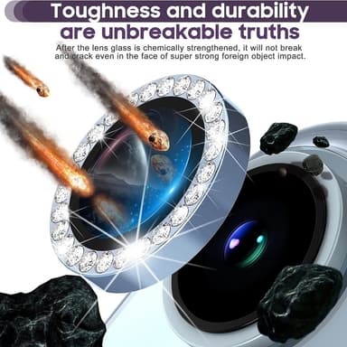 iPhone 15 / 15 Plus Ring Circle Lens -elokuvasetti Glitter