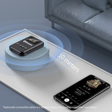 2-in-1 Bluetooth 5.0 -vastaanotin lähetin RCA 3,5 mm AUX FM-sovitin