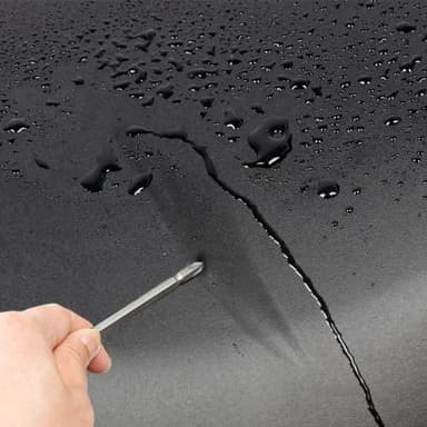 Moottoripyörän istuinpäällinen Tyynynsuoja Aurinkosuoja Pölytiivis Rain Black/XL