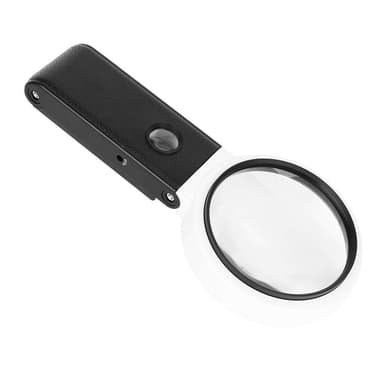 Taitettava pöytätyyppinen LED-suurennuslasi 3.5X 25X suurennuslasi