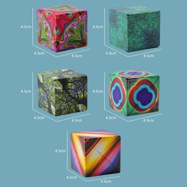 Fidget 6x6x6cm 3D magneettikuution muuttava taikakuution palapeli