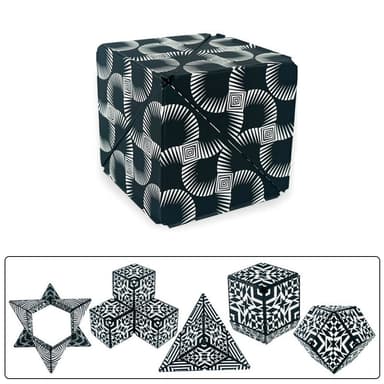 Fidget 6x6x6cm 3D magneettikuution muuttava taikakuution palapeli
