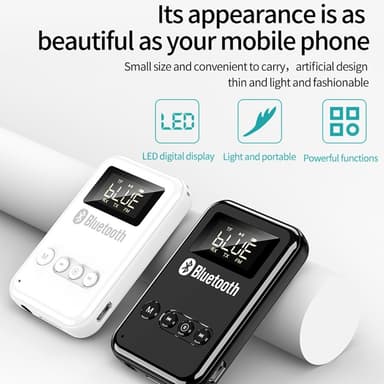 2-in-1 Bluetooth 5.0 -vastaanotin lähetin RCA 3,5 mm AUX FM-sovitin