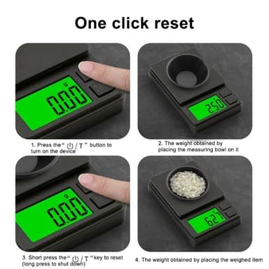 Vaaka Digital-Scale Mini Paino 0,01 grammaa jopa 200 grammaan