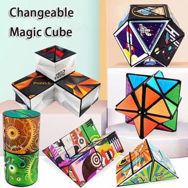 Fidget 6x6x6cm 3D magneettikuution muuttava taikakuution palapeli