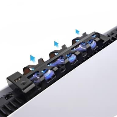 DOBE Kannettava Jäähdytystuuletin USB-ulostulolla Sony PS5 -pelikonsoliin