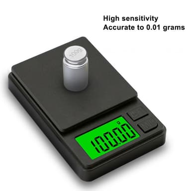 Vaaka Digital-Scale Mini Paino 0,01 grammaa jopa 200 grammaan
