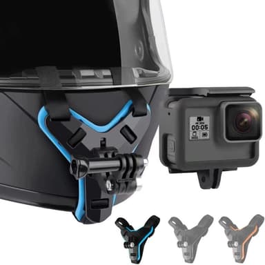 4-in-1-moottoripyöräkypäräkiinnitys GoPro Insta 360 Sessionille