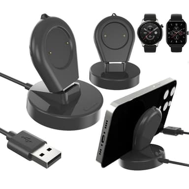 Huami Amazfit GTR 4 USB-latauskaapelin teline 1m